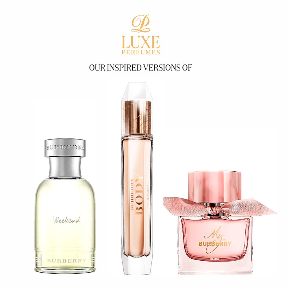 Trial Set inspired by Burberry (Pack of 3)