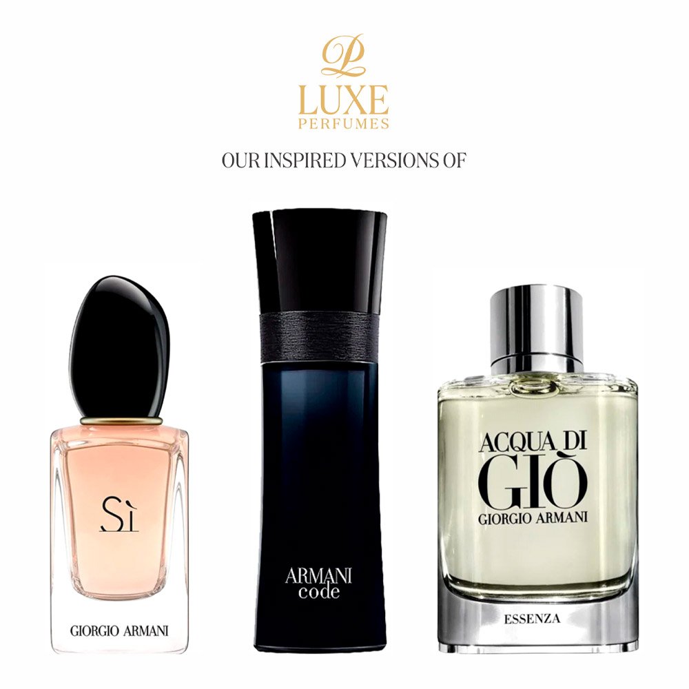 Trial Set inspired by Armani (Pack of 3)