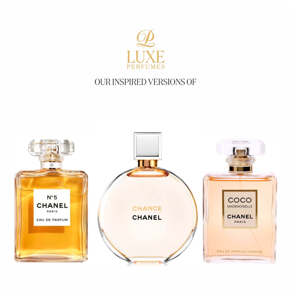 Trial Set inspired by Chanel (Pack of 3)