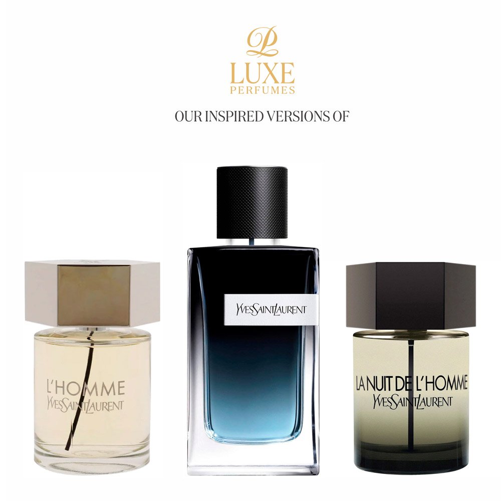 Male - Trial Set inspired by YSL (Pack of 3)